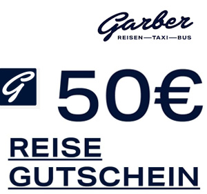 Reise Gutschein 50€